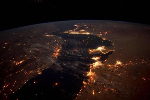 NASA опубликовали снимок Персидского залива из космоса