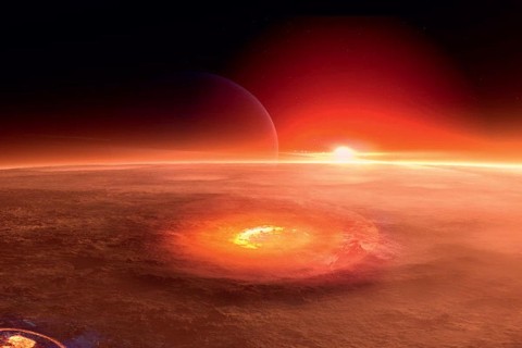 В NASA сфотографировали последствия мощного взрыва на Марсе
