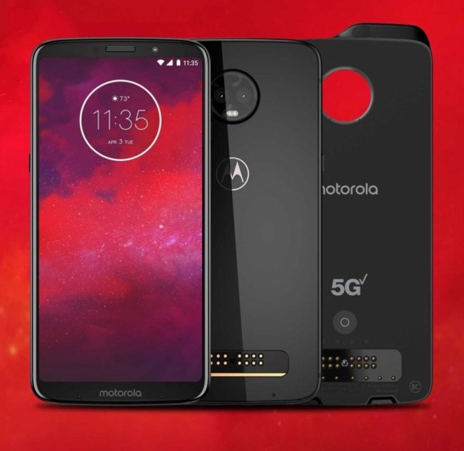 Американская компания Motorola представила первый в мире 5G смартфон
