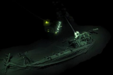 На дне Черного моря обнаружили древнегреческий корабль