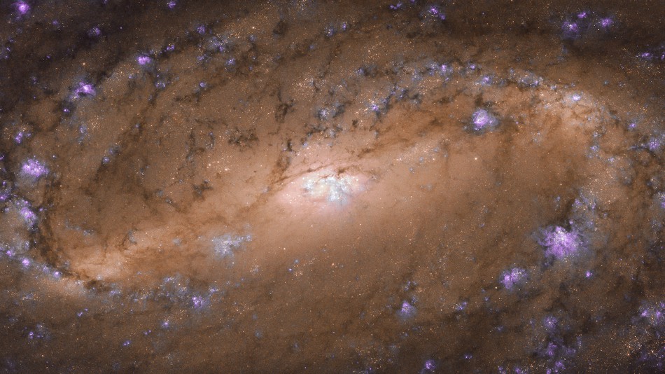 Астрономы опубликовали фото спиральной галактики, заснятой телескопом Hubble
