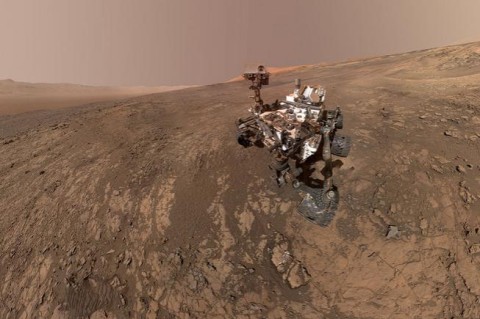 NASA показала уникальные фото заката на Марсе