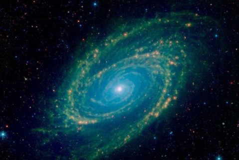 В NASA показали впечатляющее инфракрасное изображение галактики