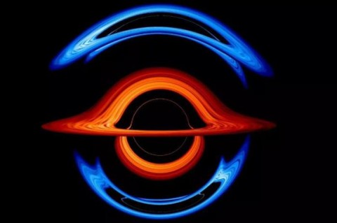 В NASA показали визуализацию двойной черной дыры